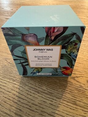 Johnny Was Bohemian Bloom Teal Jungle Decorative Box
